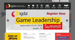 Desktop Screenshot of igda.org