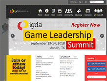 Tablet Screenshot of igda.org